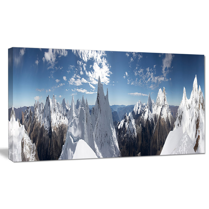 « magnifique summit panorama », reproduction de photo sur toile tendue, H 20 po x l 40 po x P 1po