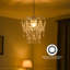 Herrera 1 - Light Chrome Crystal Pendant