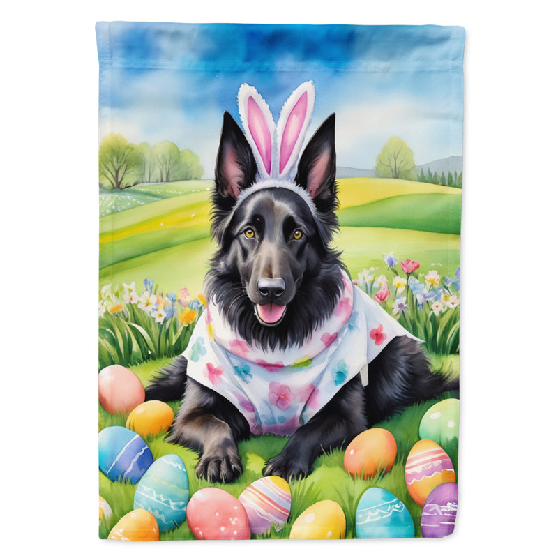 Easter Egg Hunt Double Sided 40'' H x 28'' W Polyester Easter House Flag
