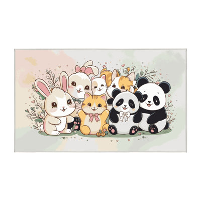 Tapis pour enfants mignons lavables Dakota Fields