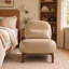 Chaise d'appoint moderne sans accoudoirs avec coussin-1454929539