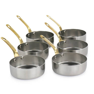 Korkmaz korkmaz vintage cookware set, 5 pcs nonstick pot set with lid