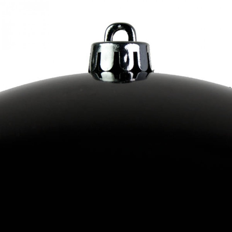 Bauble, Black, 25cm Diameter