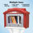 Sharing Library Post Mounted Mailbox