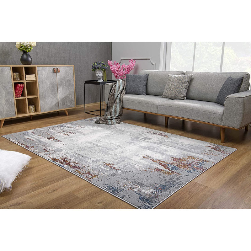 Tapis gris Chris, Rectangle de 5 pi x 8 pi