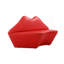 Causeuse rouge