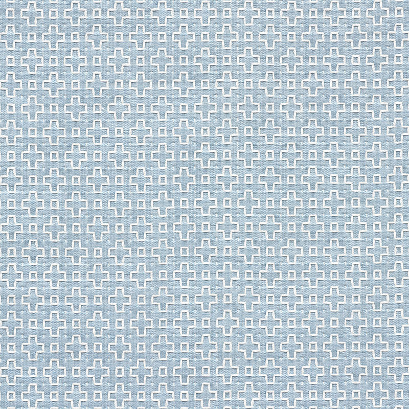 Scout Embroidery Fabric, Sky