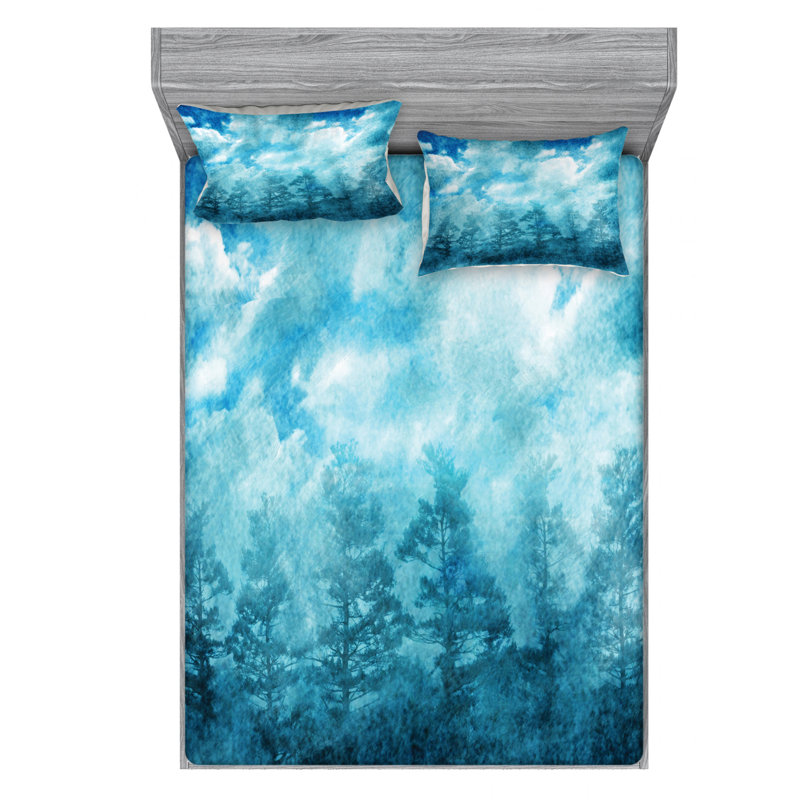 Microfiber Sheet Set, Full Sheet Set with Fitted Sheet