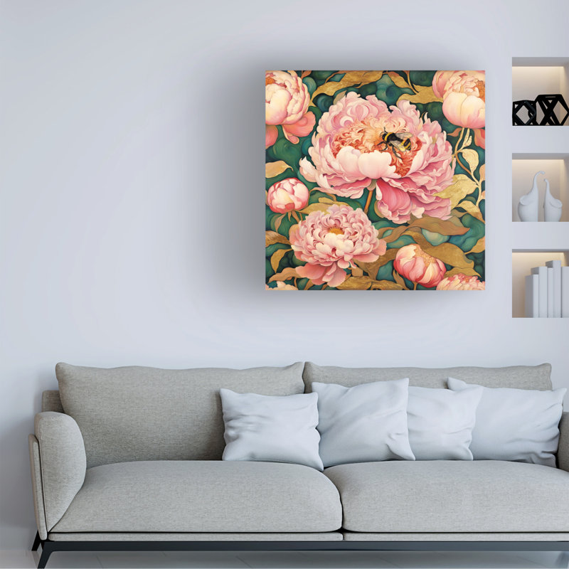 Art sur toile Tina Lavoie, H 14 po x l 14 po
