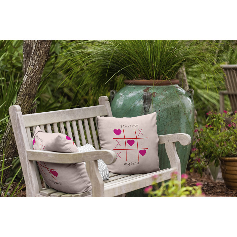 Polyester Indoor/Outdoor Throw Pillow, 20"H x 20"W, Square