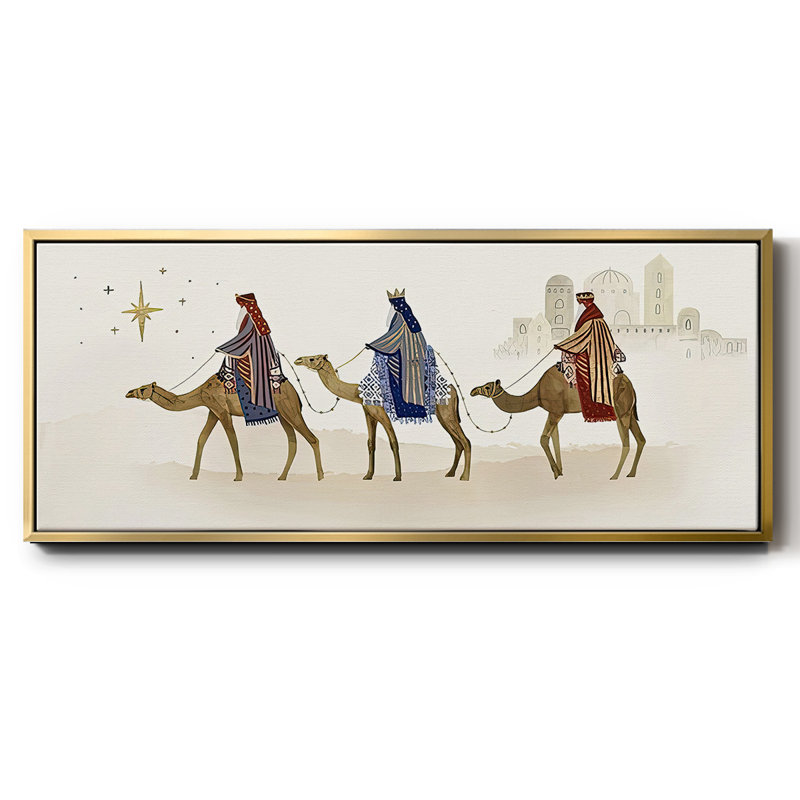 Away in a Manger Collection D- Framed Canvas