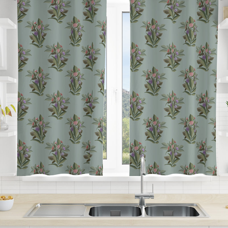 Arngerus Room Darkening Curtain Pair, 40'' W x 61'' L