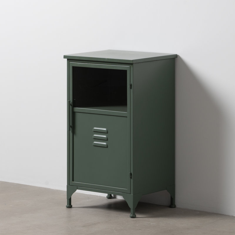 45cm W Metal Bedside Table