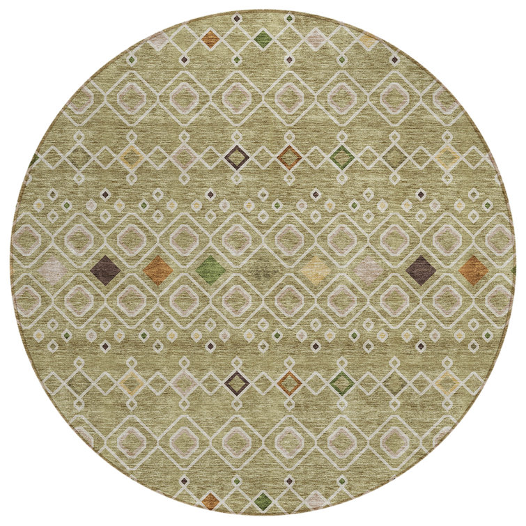 Aleighna Area Rug with Non-Slip Backing