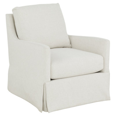 Fauteuil pivotant à accoudoirs fuselés