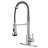 Commercial Spring Pull Down Kitchen Faucet(Set of 2)-128613790