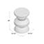 Summer Swirl Accent Stool