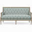 Tissu Varley | Tissu damassé damassé | Couleur céruléen-92658711