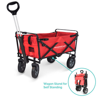 Next Generation Folding Spring Bounce Feature, Auto Safety Locks, 180 Degree Steering Telescoping Handle Bags & Storage