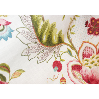 Ophelia Blossom Rose 3-Scoop Victory Swag Windows up to 45" W