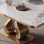 Table de salle à manger rectangulaire légère et luxueuse