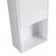 Armoire murale de salle de bain 12 "blanc brillant avec portes à fermeture en douceur et design flottant | Idée cadeau