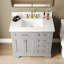  Meuble-lavabo simple 36 po avec dosseret Heritage, 3 couleurs disponibles: blanc / bleu marine / gris-106404208