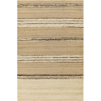 Striped Area Rug in Camel