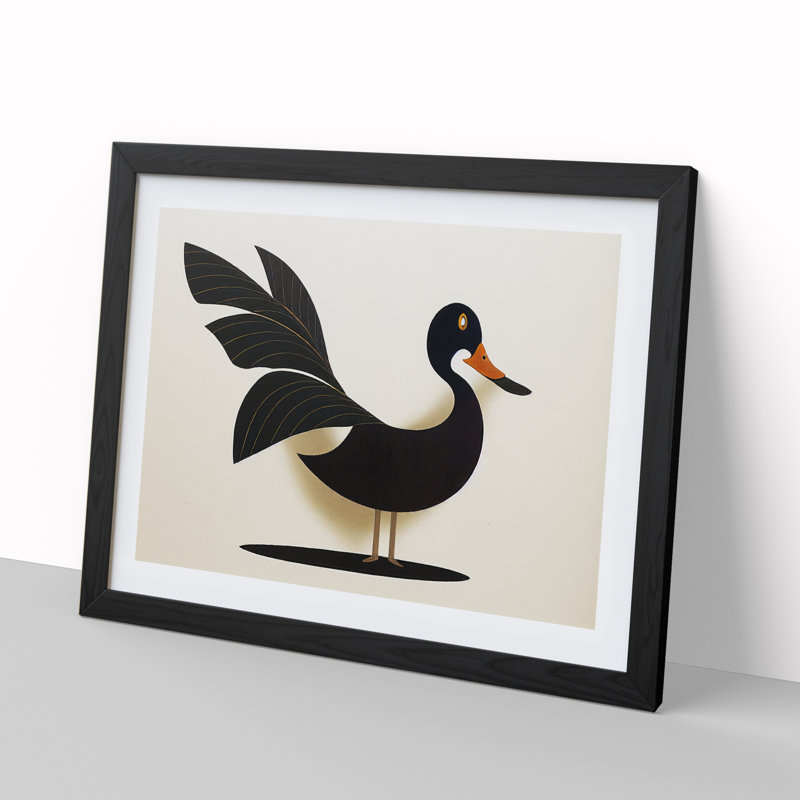 Beaming Duck - Single Picture Frame Print