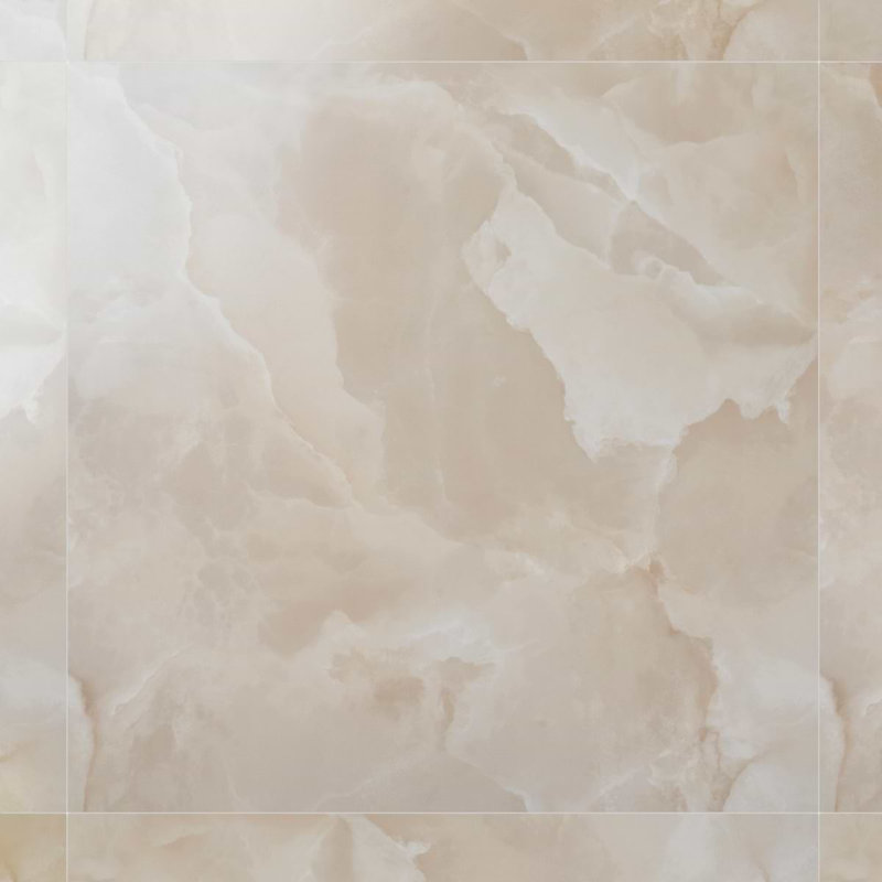 Échantillon de carrelage en porcelaine polie aspect onyx 8 po x 0,35 po Kavira