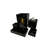 Black Obsidian With Gold Leaf Tray