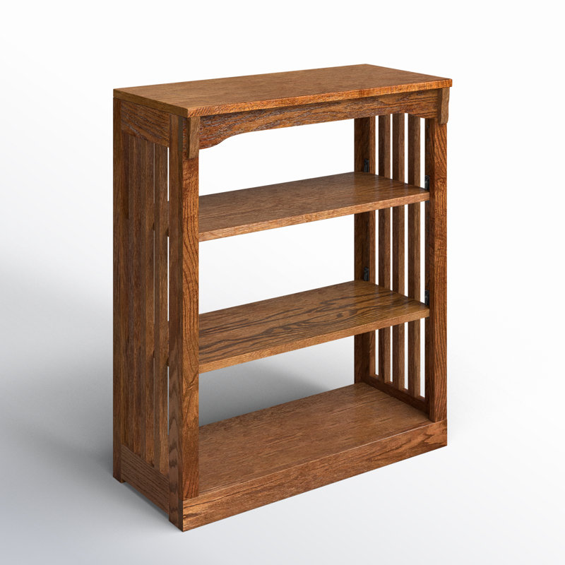 Bookcase, (2 Shelves) 36" H x 30" W x 13.5" D, Mission Cherry