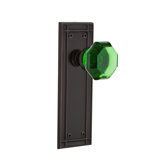 Mission Plate with Waldorf Emerald Door Knob