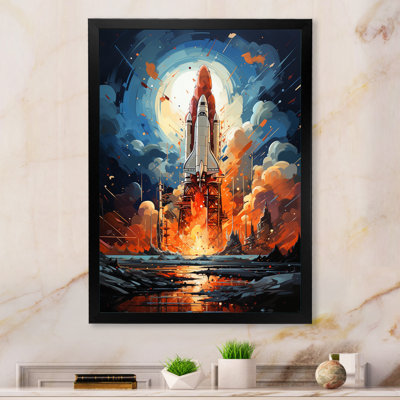 " Expressionist Space Shuttle Burst IV "