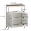 Armoire de rangement moderne avec portes doubles