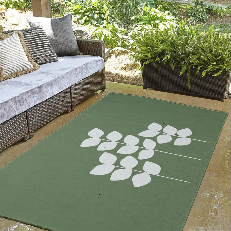 Chenille Indoor Rug, Round 5'