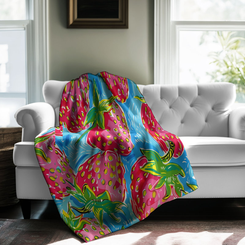 Motif de balise maritime - 1 pièce Sherpa Premium, L 60 po x L 80 po, Motifs de fraicheur BCBG