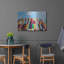 «Glass Rainbow», art mural en métal-1029726831