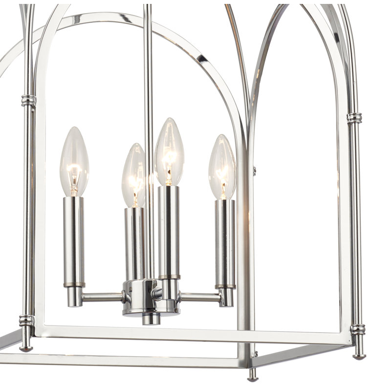 Luminaire suspendu géométrique à 4 lumières Wilbanks