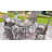 4 - Person Wicker Patio Dining Set with Round Table