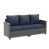 Navy Cushion/Gray Frame selected