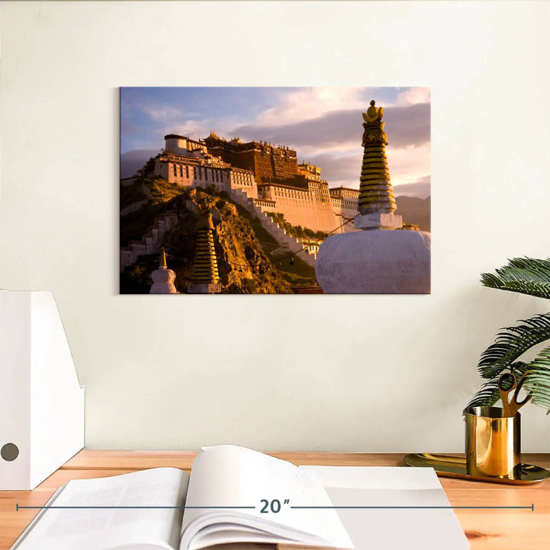 Potala Palace At Sunset, 8" H x 12" W
