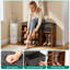 7 Pair Stackable Shoe Storage Bench