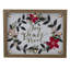 Plaque murale de Noël en bois 11,8 "Joy Peace Noel"
