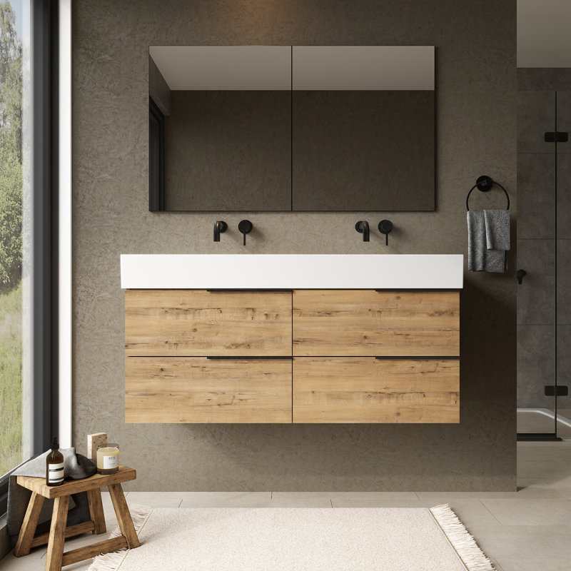Aernout 2mm Single Bathroom Vanity with Basin