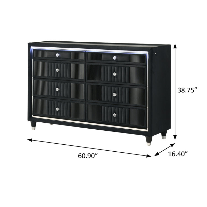 Commode 60,90 po Modern Classics, noir