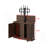 50" Painted Automatic TV Lift Cabinet,TV Stand With Remote Control And Safety Stopper-103915540