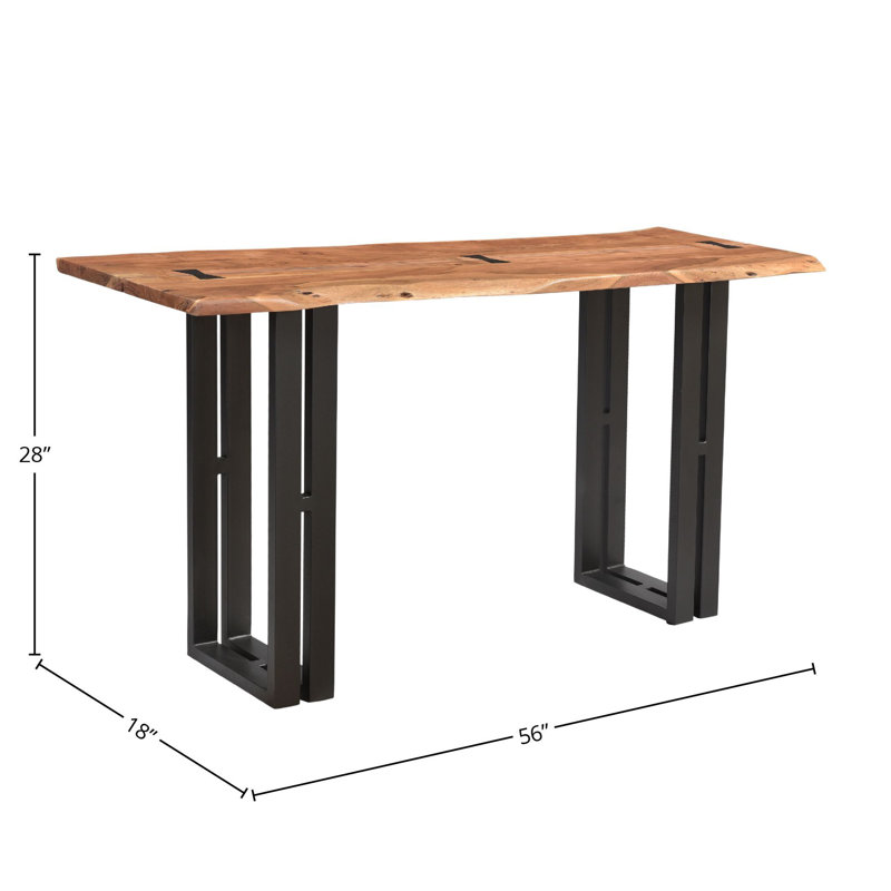 Console Absarokee, H 28 po x l 56 po x P 18 po