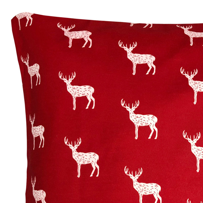 Coussin en polyester Bakewell, Rouge