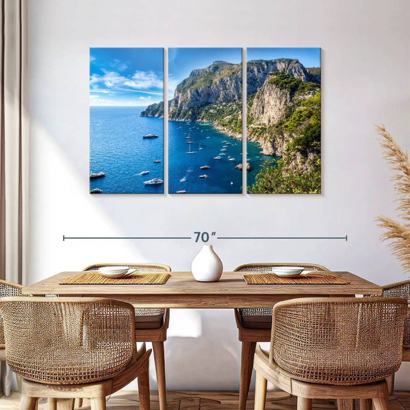 Gillard, île de Capri, H 36 po x l 57 po